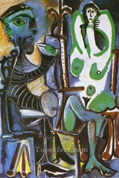 The Artist and His Model 5 1963 Pablo Picasso Oil Paintings